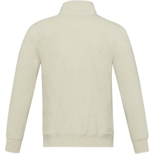 Galena unisex Aware(tm) recycled full zip sweater, Oatmeal (Pullovers)