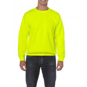 HEAVY BLEND(tm) ADULT CREWNECK SWEATSHIRT, Safety Green (Pullovers)