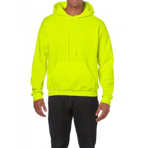 HEAVY BLEND(tm) ADULT HOODED SWEATSHIRT, Safety Green (Pullovers)