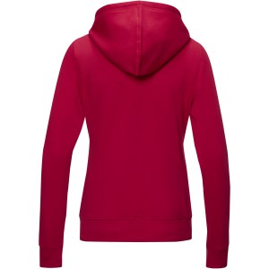 Ruby women's GOTS organic GRS recycled full zip hoodie, Red (Pullovers)