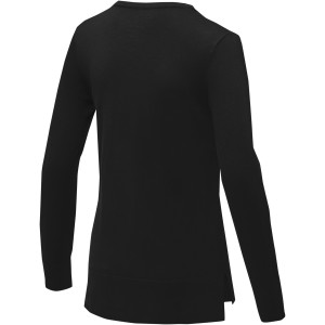 Stanton women's v-neck pullover, Solid black (Pullovers)