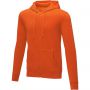 Theron men's full zip hoodie, Orange
