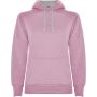 Urban women's hoodie, Light pink, Marl Grey