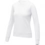 Zenon women's crewneck sweater, White