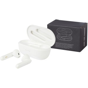 Pure TWS earbuds with antibacterial additive, White (Earphones, headphones)