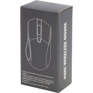 Pure wireless mouse with antibacterial additive, Solid black (Photo accessories)