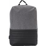 PVC (600D + 300D) anti-theft backpack, black (8552-01CD)