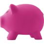 PVC piggy bank Roger, pink