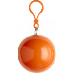 PVC poncho in a plastic ball, orange (9137-07)