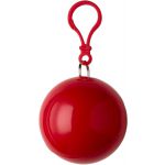PVC poncho in a plastic ball, red (9137-08CD)