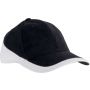 RACING - TWO-TONE 6 PANEL CAP, Black/White