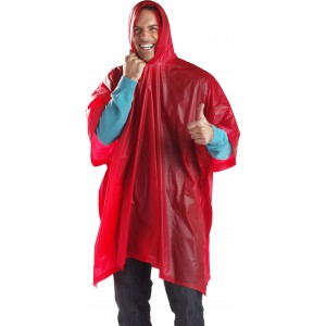 PVC poncho Pippa, red (Raincoats)