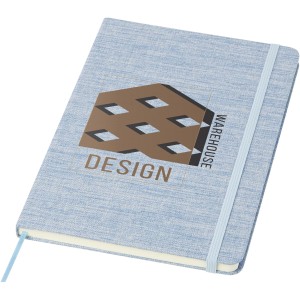 Ramona A5 cotton notebook, Light blue (Notebooks)