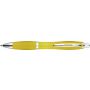 Recycled ABS ballpen Hamza, yellow