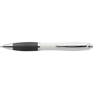 Recycled ABS ballpen Trevor, black (Plastic pen)