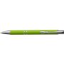 Recycled aluminium ballpen Kamari, light green