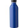 Recycled aluminum bottle (550 ml) Petra, cobalt blue