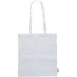 Recycled cotton shopping bag (120 gsm) Elara, White (1039368-02)
