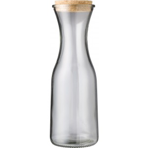 Recycled glass carafe (1 L) Rowena, transparent (Water bottles)