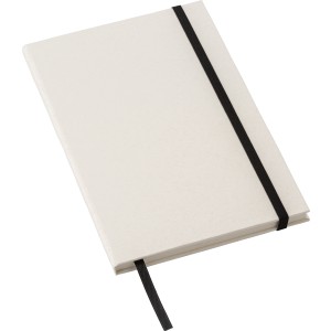 Recycled milk carton notebook A5 Hudson, White (Notebooks)