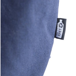 Recycled polycotton (330 gsm) tote backpack Osric, blue (Einkaufstaschen)