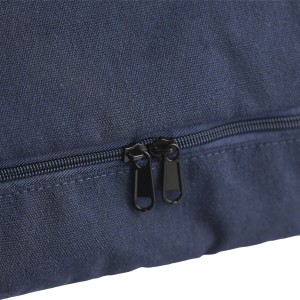 Recycled polycotton (330 gsm) tote backpack Osric, blue (Einkaufstaschen)