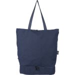Recycled polycotton (330 gsm) tote backpack Osric, blue <font size=1>[ENG]</font> (1204074-05)