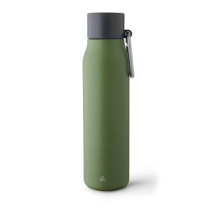 Recycled stainless steel drinking bottle (600 ml) Cassian, g (Thermosflaschen)