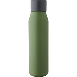 Recycled stainless steel drinking bottle (600 ml) Cassian, g (Thermosflaschen)
