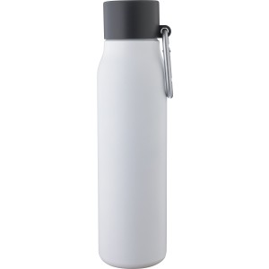 Recycled stainless steel drinking bottle (600 ml) Cassian, w (Thermosflaschen)