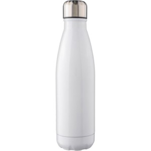 Recycled stainless steel single-walled flask 650 ml Cliff, w (Water bottles)