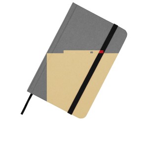 Reed A6 recycled hard cover notebook with plain pages, Solid (Notebooks)