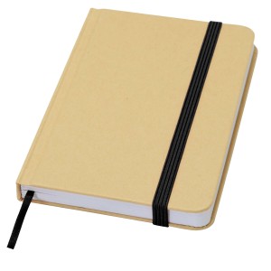 Reed A6 recycled hard cover notebook with plain pages, Solid (Notebooks)