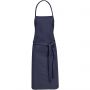 Reeva 100% cotton apron with tie-back closure, Navy