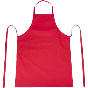 Reeva 100% cotton apron with tie-back closure, Red (Apron)