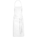 Reeva 100% cotton apron with tie-back closure, White (11271201)