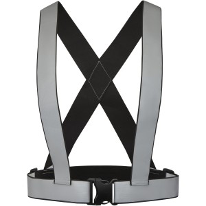Desiree reflective safety harness and west, Solid black (Reflective items)
