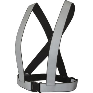 Desiree reflective safety harness and west, Solid black (Reflective items)