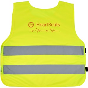Odile safety vest kids age 3-6, Neon Yellow (Reflective items)