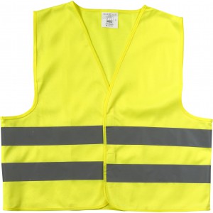 Promotional safety jacket for children., yellow (Reflective items)