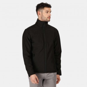 MEN'S OCTAGON II PRINTABLE 3 LAYER MEMBRANE SOFTSHELL, Black/Black <font size=1>[ENG]</font>