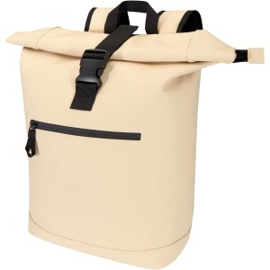 Resi Plus 15" GRS recycled roll-top backpack 18L, Oatmeal <font size=1>[ENG]</font>