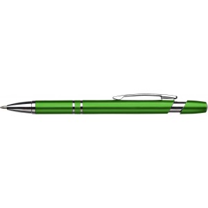 Retractable ballpen, light green (Plastic pen)