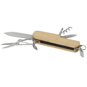 Richard Holztaschenmesser mit 7 Funktionen, natur (Taschenmesser)