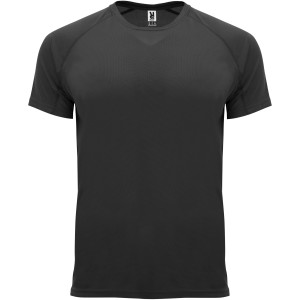 Bahrain short sleeve men's sports t-shirt, Solid black <font size=1>[ENG]</font>