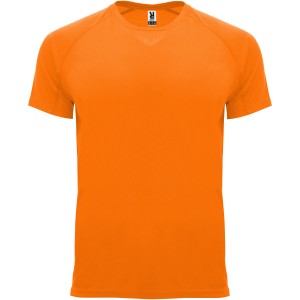 Bahrain short sleeve kids sports t-shirt, Fluor Orange <font size=1>[ENG]</font>