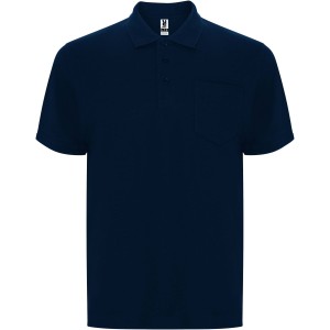 Centauro Premium short sleeve unisex polo, Navy Blue <font size=1>[ENG]</font>