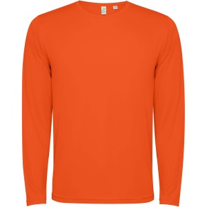 Estoril long sleeve kids t-shirt, Fire orange <font size=1>[ENG]</font>