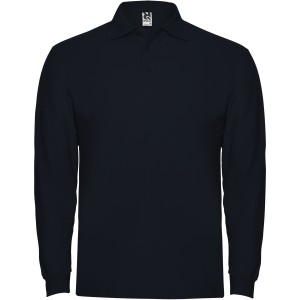 Estrella long sleeve men's polo, Navy Blue <font size=1>[ENG]</font>