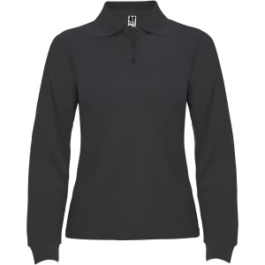 Estrella long sleeve women's polo, Dark Lead <font size=1>[ENG]</font>